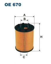Filtron OE 670 - Olejový filter -