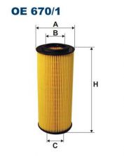 Filtron OE 670/1 - Olejový filter -