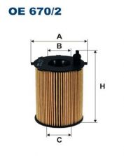 Filtron OE 670/2 - Olejový filter -