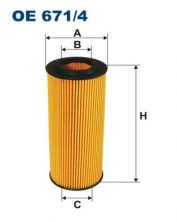 Filtron OE 671/4 - Olejový filter -