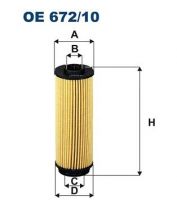 Filtron OE 672/10 - Olejový filter -