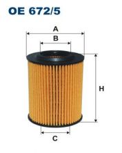 Filtron OE 672/5 - Olejový filter -