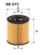 Filtron OE 673 - Olejový filter -