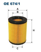Filtron OE 674/1 - Olejový filter -