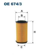 Filtron OE 674/3 - Olejový filter -