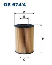 Filtron OE 674/4 - Olejový filter -