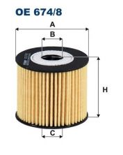 Filtron OE 674/8 - Olejový filter -