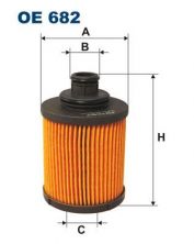 Filtron OE 682 - Olejový filter -