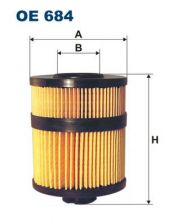 Filtron OE 684 - Olejový filter -