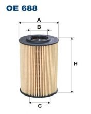 Filtron OE 688 - Olejový filter -