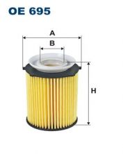 Filtron OE 695 - Olejový filter -