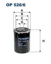 Filtron OP 526/6 - Olejový filter -