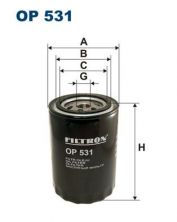 Filtron OP 531 - Olejový filter