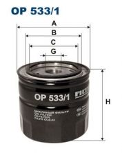 Filtron OP 533/1 - Olejový filter -