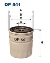 Filtron OP 541 - Olejový filter -