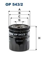 Filtron OP 543/2 - Olejový filter -