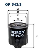 Filtron OP 543/3 - Olejový filter -