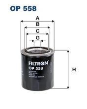 Filtron OP 558 - Olejový filter -
