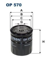 Filtron OP 570 - Olejový filter -