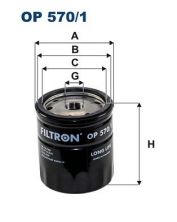 Filtron OP 570/1 - Olejový filter -