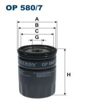 Filtron OP 580/7 - Olejový filter -