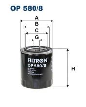Filtron OP 580/8 - Olejový filter -