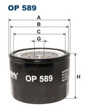 Filtron OP 589 - Olejový filter -
