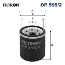 Filtron OP 595/2 - Olejový filter -