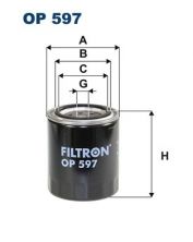 Filtron OP 597 - Olejový filter -