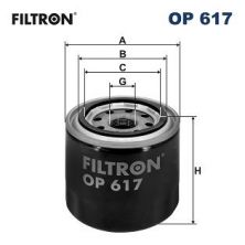 Filtron OP 617 - Olejový filter -