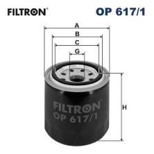 Filtron OP 617/1 - Olejový filter -