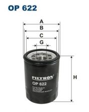 Filtron OP 622 - Olejový filter -