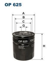 Filtron OP 625 - Olejový filter -