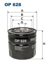 Filtron OP 628 - Olejový filter -