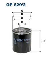 Filtron OP 629/2 - Olejový filter -