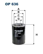 Filtron OP 636 - Olejový filter -