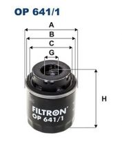 Filtron OP 641/1 - Olejový filter -