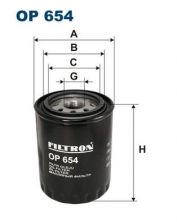Filtron OP 654 - Olejový filter -