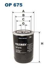 Filtron OP 675 - Olejový filter -