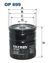 Filtron OP 699 - Olejový filter -