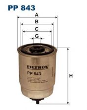Filtron PP 843 - Palivový filter
