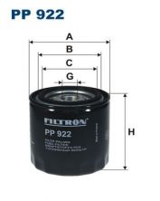 Filtron PP 922 - Palivový filter