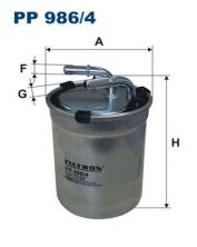 Filtron PP 986/4 - Palivový filter