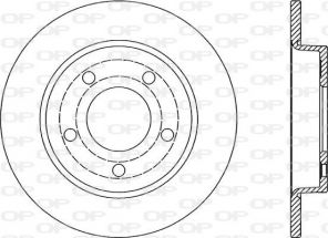 Open Parts BDR2024.10 - Brzdový kotúč -