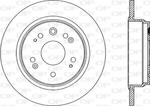 Open Parts BDR2050.10 - Brzdový kotúč -