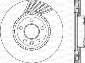 Open Parts BDR2061.20 - Brzdový kotúč -