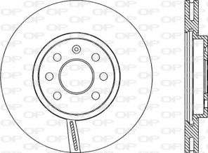 Open Parts BDR2074.20 - Brzdový kotúč -