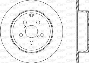 Open Parts BDR2177.10 - Brzdový kotúč -