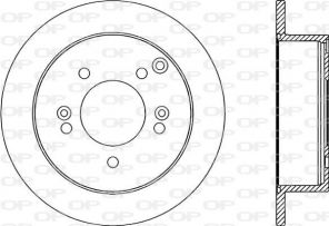 Open Parts BDR2182.10 - Brzdový kotúč -