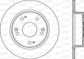 Open Parts BDR2185.10 - Brzdový kotúč -